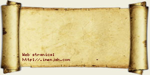 Jovana Bilbija vizit kartica